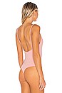 view 4 of 5 LEO ボディスーツ in Salmon Pink