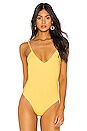 view 2 of 5 Palms Bodysuit in Canary Yellow