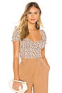 view 1 of 4 TOP CROPPED EDITH in Cheetah