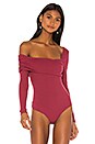 view 2 of 5 FLORENCE 바디수트 in Burgundy