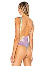 view 4 of 5 Shea Bodysuit in Tangerine Tie Dye