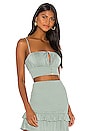 view 1 of 4 Peninsula Bralette in Seafoam Green