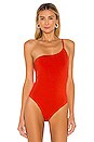 view 2 of 5 Lexy Bodysuit in Red Orange