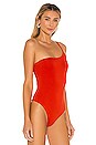 view 3 of 5 Lexy Bodysuit in Red Orange