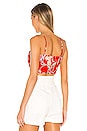 view 3 of 4 Redondo Top in Red Jessa Floral