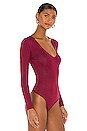 view 3 of 5 Akron Bodysuit in Burgundy