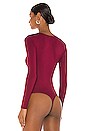 view 4 of 5 Akron Bodysuit in Burgundy