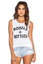 view 1 of 3 Models & Bottles Tank in White