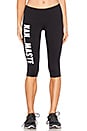 view 1 of 3 КАПРИ ДЛЯ ФИТНЕСА NAH MASTE in Black