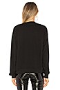 view 3 of 4 SWEAT RAS DE COU VIBES in Black