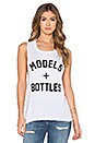 view 1 of 3 Models & Bottles Tank in White