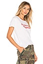 view 2 of 4 The Hot Mess Express Womens Distressed Tee in White