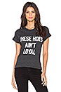 view 1 of 3 These Hoes Ain't Loyal Tee in Dark Grey