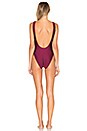 view 3 of 3 Current Mood One Piece Swimsuit in Burgundy