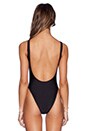 view 3 of 3 Champagne Campaign Swimsuit in Black