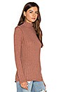 view 2 of 4 Bardot Button Neck Sweater in Brick