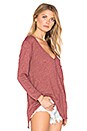 view 2 of 4 T-SHIRT AVEC 1 POCHE ALYSSA in Ruby Wine