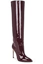 view 2 of 5 Stiletto Boot 105 in Pinot Noir