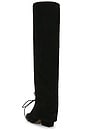 view 3 of 5 Jane Fold Over Lace Up Boot 100 in Black