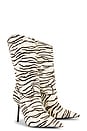 view 2 of 5 Lidia Western Boot 105 in White Zebra