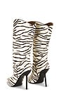 view 3 of 5 Lidia Western Boot 105 in White Zebra