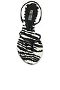 view 4 of 5 Lidia Thong Slingback Sandal 70 in White Zebra