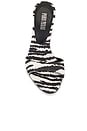 view 4 of 5 Lidia Mule Sandal in White Zebra