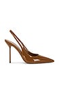 view 1 of 5 TACÓN LIDIA SLINGBACK in Coffee