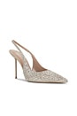 view 2 of 5 Lidia Slingback Pump in Silver Diamond