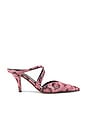view 1 of 5 Laila Mule 75 in Pink Python