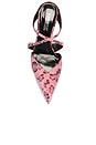 view 4 of 5 Laila Mule 75 in Pink Python