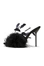 view 5 of 5 Lidia Feather Mule 105 in Black