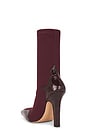 view 3 of 5 Belle Western Ankle Boot 100 in Rouge Noir