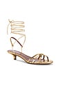 view 2 of 5 Linda Lace Up 35 Sandal Sandal in Gold