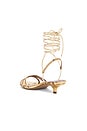 view 3 of 5 Linda Lace Up 35 Sandal Sandal in Gold