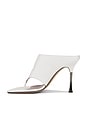 view 5 of 5 Lorena Thong 100 Mule in White