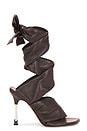 view 1 of 5 Lorena Lace Up 100 Sandal in Ebano
