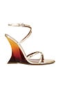 view 1 of 5 Nina 105 Sandal in Gold & Sunset