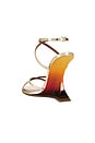 view 3 of 5 Nina 105 Sandal in Gold & Sunset