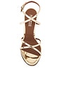 view 4 of 5 Nina 105 Sandal in Gold & Sunset