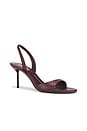 view 2 of 5 Lidia Slingback 70 Sandal in Rouge Noir