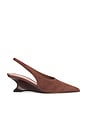 view 1 of 5 Nina Slingback 50 in Mogano & Rouge Noir