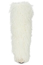 view 4 of 5 Furry Stiletto Boot in White