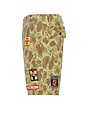 view 4 of 6 Bermuda Fatigue Shorts in Herringbone Double Camouflage