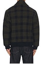 view 2 of 5 Tom Jacket in Wool Check Blue Green