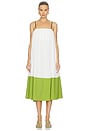 view 1 of 3 Proenza Schouler Saria Dress in White & Pea