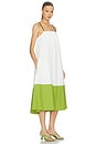 view 2 of 3 Proenza Schouler Saria Dress in White & Pea