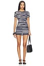 view 5 of 6 Proenza Schouler Jenna Knit Short in Navy Multi