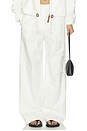 view 1 of 7 PANTALÓN PIERNA ANCHA SHILO in Off White