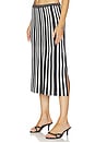 view 3 of 6 JUPE MIDI ISLEY in Black & Off White